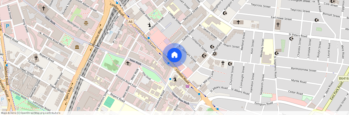 St. James Road, Off London Road, Leicester, LE2