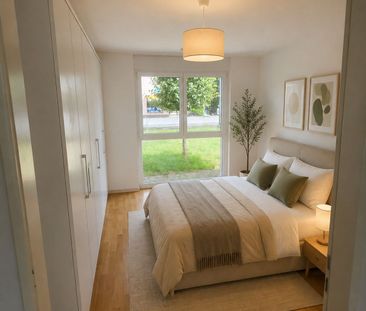 Exklusive 4.5-Zimmer-Gartenwohnung mit 400 m² Privatgarten in Aesch - Foto 4