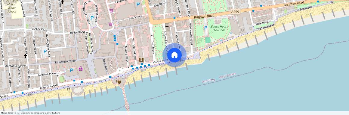 Steyne Gardens, Worthing, West Sussex, BN11