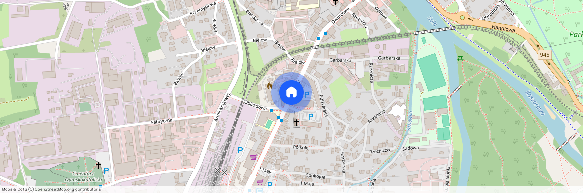 ul. Dworcowa, Żywiec, żywiecki, śląskie