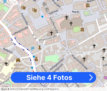 Hübsche 1 Zi.-Wohnung, teilmöbliert, nur wenige Gehminuten vom Haup... - Foto 1