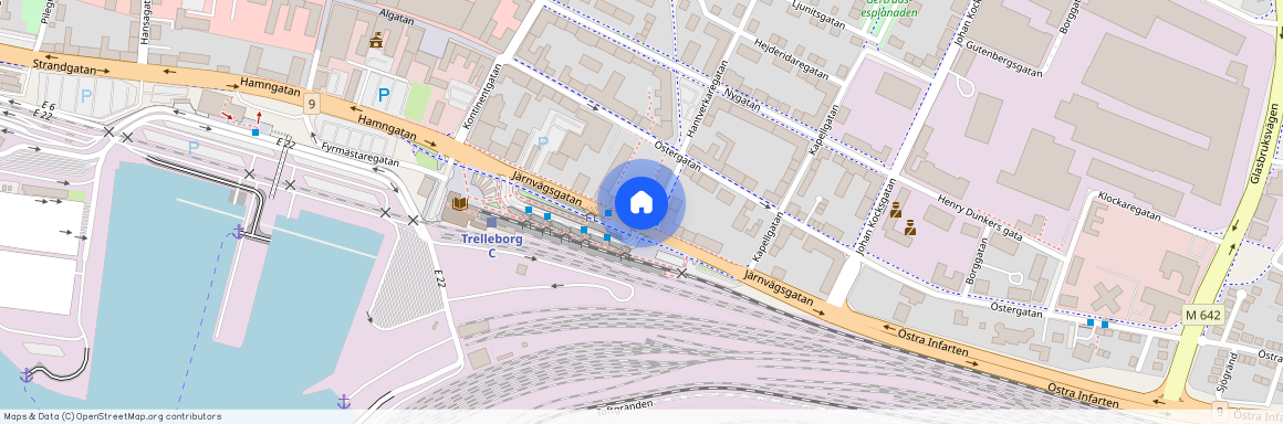 Trelleborg, Skåne, Järnvägsgatan 17 B