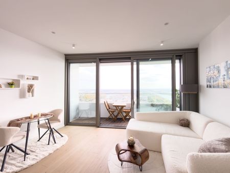 Möbliert, Pool, Sauna, Fitness in den DANUBEFLATS wohnen mit Luxusausstattung und phantastischem Ausblick - Photo 4