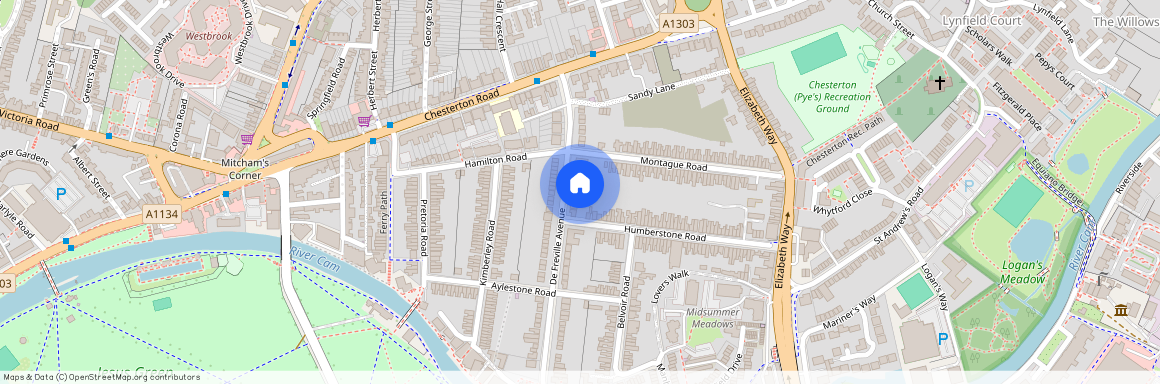 De Freville Avenue, Cambridge, Cambridgeshire, CB4