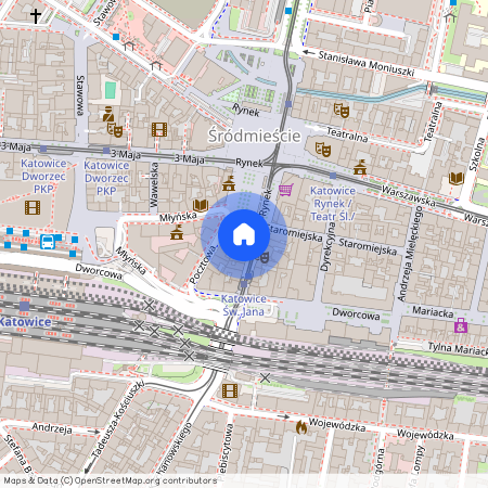 Jana 5, Centrum, Katowice