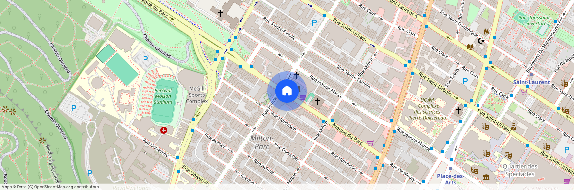 Rue Clark, Milton Parc, Montreal