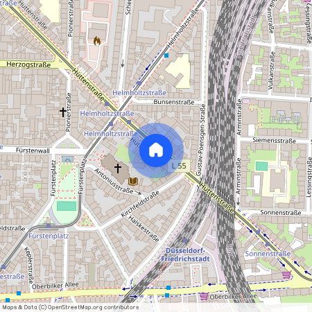 Hüttenstr. 87, 40215 Düsseldorf OT Friedrichstadt