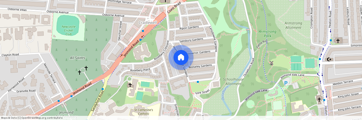 Northumberland Gardens, Newcastle Upon Tyne NE2