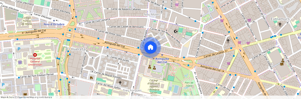 Avenida del Cid 70, piso 4, puerta 10, 46018, Valencia, nou moles