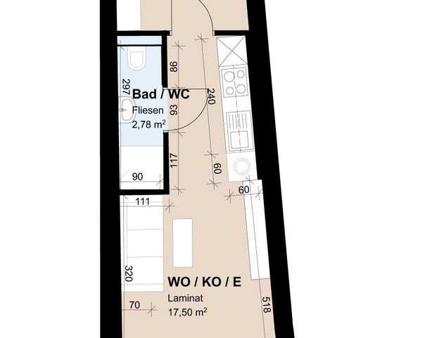 2-Zimmer Neubauwohnung - Photo 1