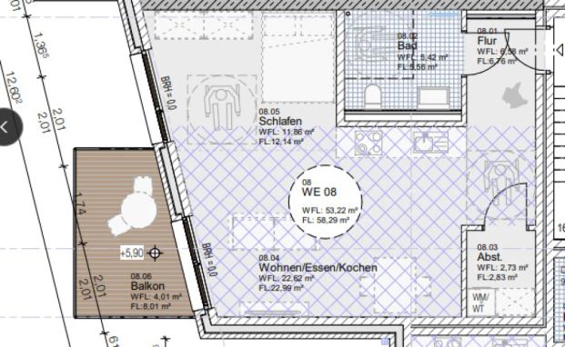 1-Zimmer Wohnung zur Miete in Osternburg - Photo 1