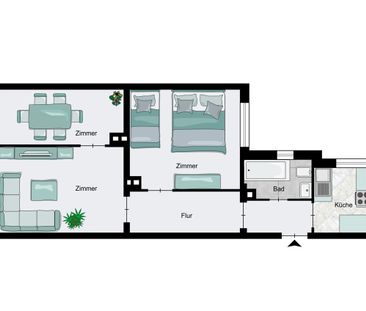 Rostocker Lieblingslage! 3 Zi.-Wohnung in Kröpeliner Torvorstadt! - Foto 1