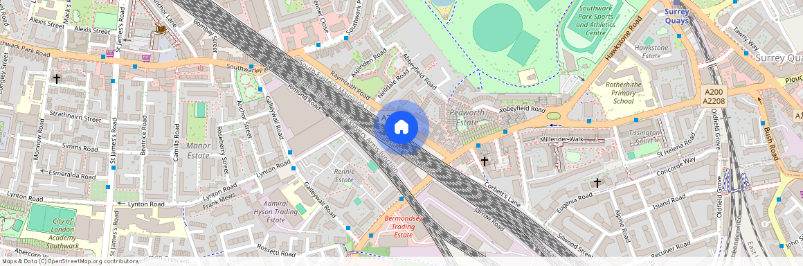 SE16 2DA, London