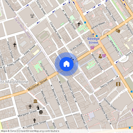 England London Goodge street Fitzroy Street, London W1T 4BL, United Kingdom