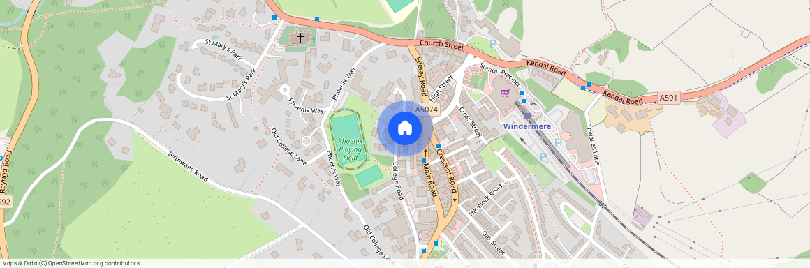 Flat 2, 5 College Road, Windermere, Cumbria, LA23