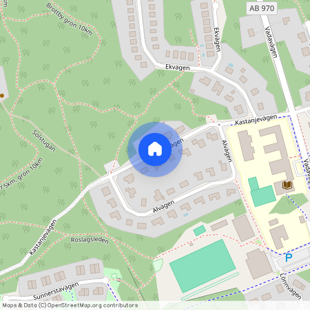 Kastanjevägen, Brottby