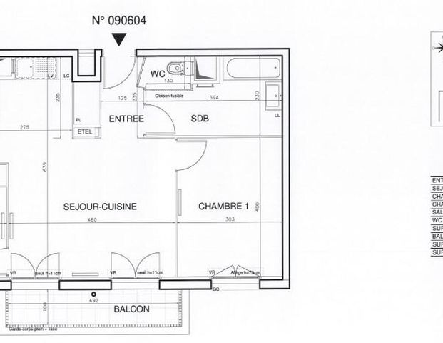 location Appartement T3 DE 59.8m² À BOBIGNY - Photo 1