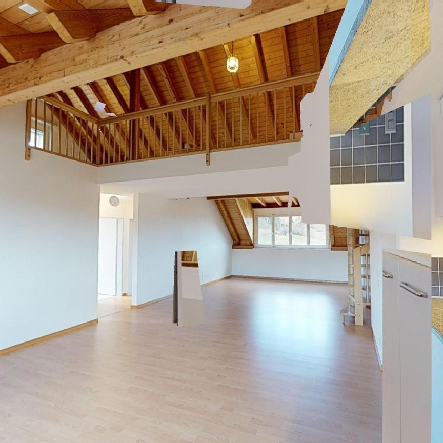 attraktive Dachwohnung in Schüpfen zu vermieten ab Oktober 2026 - Photo 1
