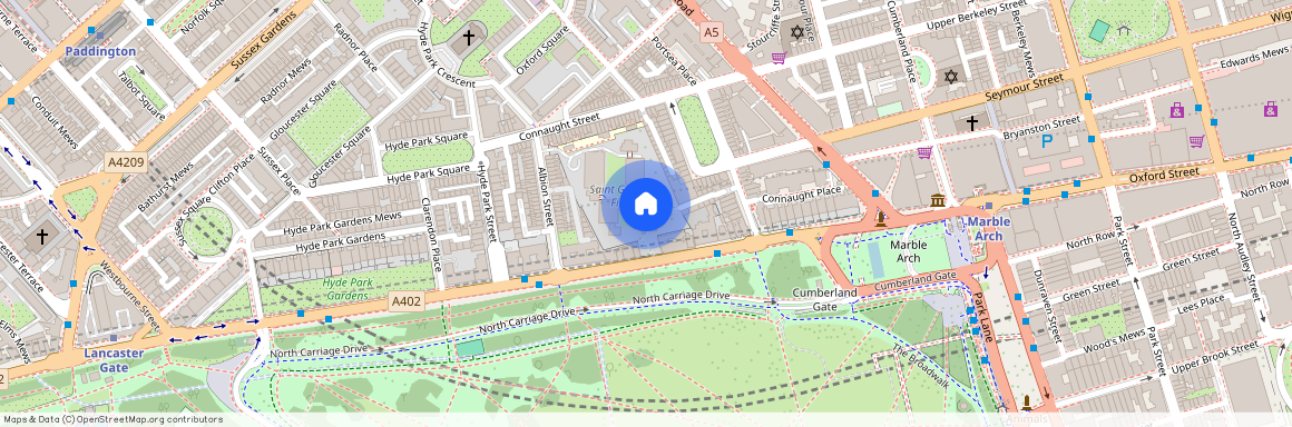 Archery Steps, St. Georges Fields, W2