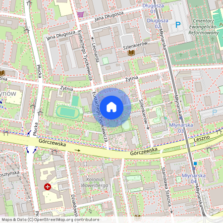 ul. Eustachego Tyszkiewicza, Młynów, Wola, Warszawa, mazowieckie