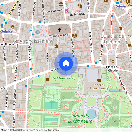 rue de Medicis, entre rue de Vaugirard et Bd Sanit-Michel 75006 Paris (6e arrondissement)