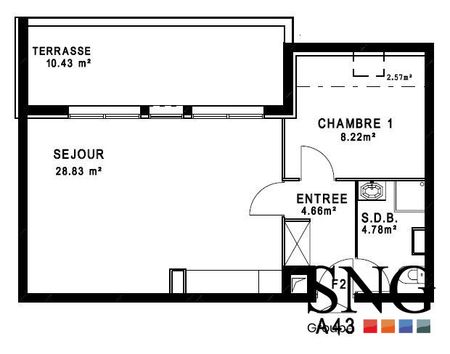 T2 AVEC TERRASSE ET PARKING - Photo 4