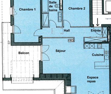 3.5 Zimmer, 95 m², 2. Stock - Photo 3