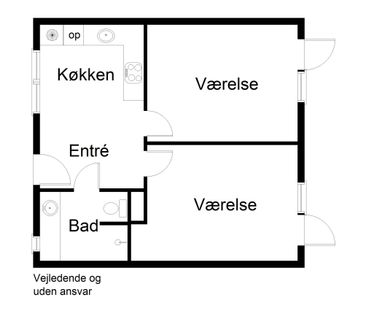 Delevenlig 3-værelses lejlighed til leje - Foto 3