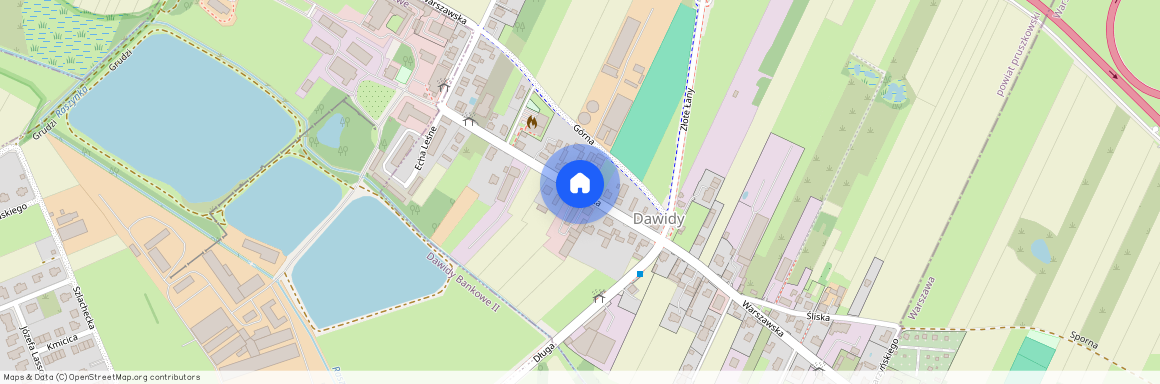 ul. Warszawska, Dawidy, Raszyn, pruszkowski, mazowieckie