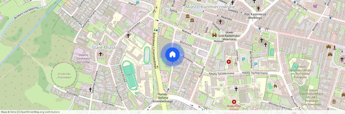 ul. Krakowska, Śródmieście, Radom, mazowieckie