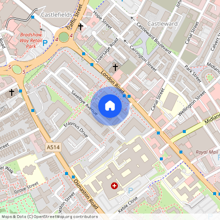 Sylvester Close, Derby, Derbyshire, DE1