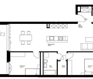 3.5 pièces neuf avec balcon - A19-203 - Photo 6