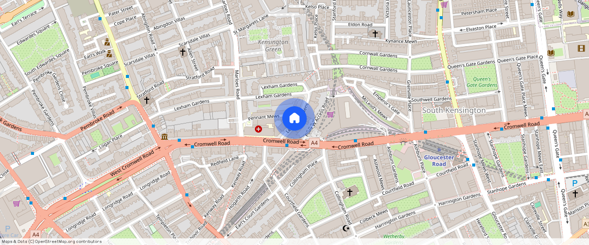 LEXHAM GARDENS, KENSINGTON, W8, London