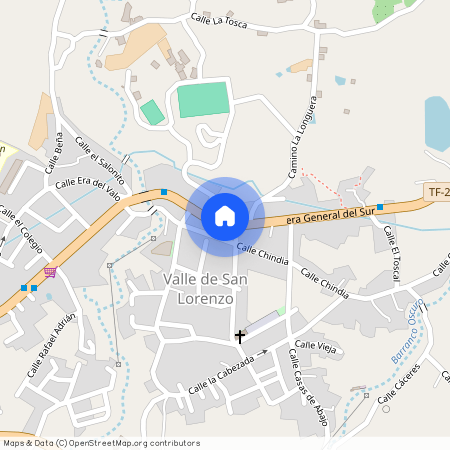 TF-28, Valle de San Lorenzo, Santa Cruz de Tenerife, See map