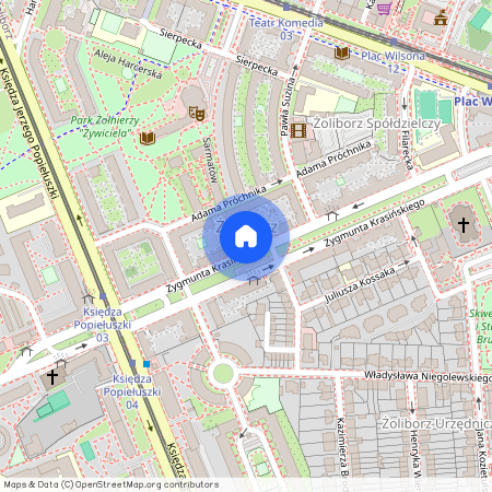 Zygmunta Krasińskiego 18, Warszawa, Żoliborz, Stary Żoliborz