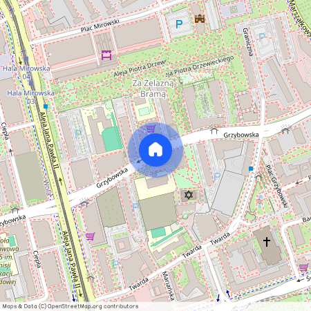 ul. Grzybowska, Śródmieście Północne, Śródmieście, Warszawa, mazowieckie