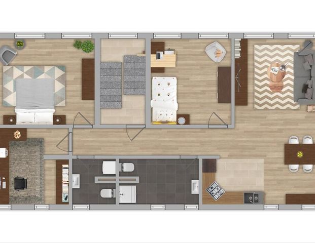 Traumhafte 4-Zimmer-Wohnung mit Gäste-WC zum Erstbezug in Ludwigshafen - Foto 1