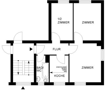 Gemütliche 3-Zimmer-Wohnung in der Innenstadt // 2.OG rechts - Foto 3