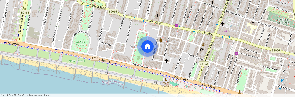 Brunswick Square, Brighton & Hove, BN3