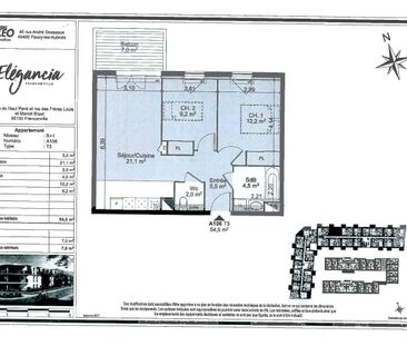 location Appartement T3 DE 54.5m² À FRANCONVILLE - Photo 1