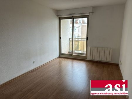 Strasbourg Robertsau, 1 pièce avec balcon - Photo 2