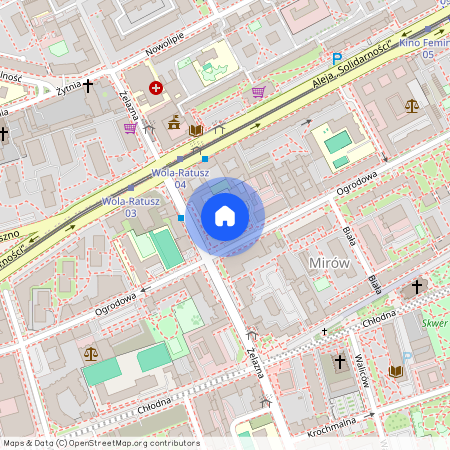 ul. Ogrodowa, Mirów, Wola, Warszawa, mazowieckie