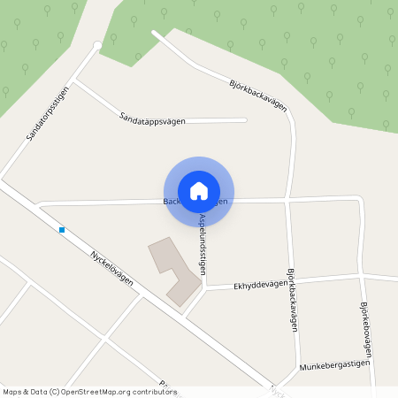 Backatorpsvägen, Kvicksund