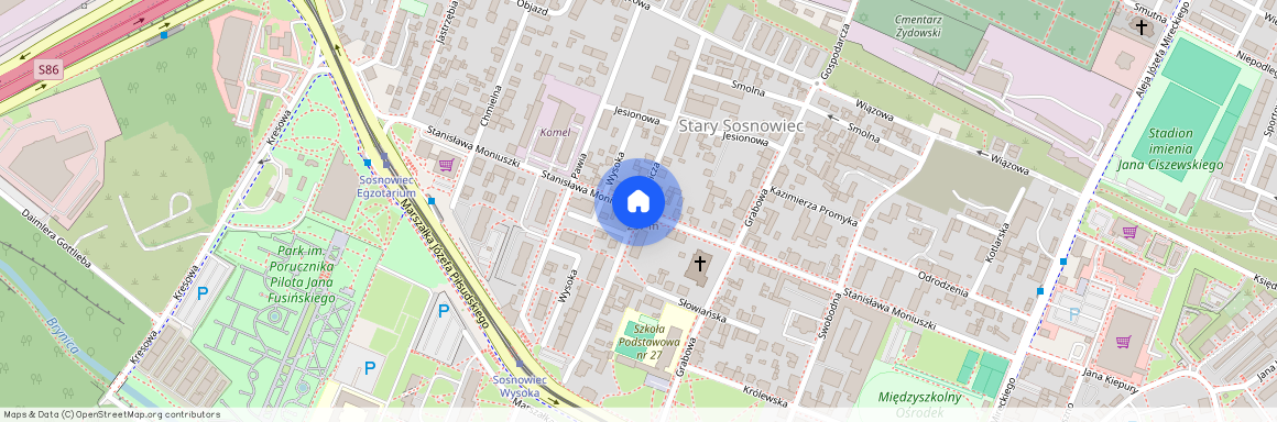 ul. Dziewicza, Stary Sosnowiec, Sosnowiec, śląskie