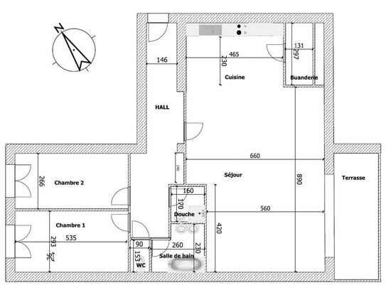 Appartement te huur - Foto 1