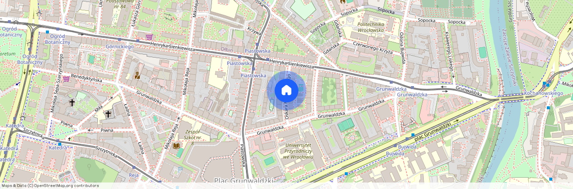 Wrocław-Śródmieście, ul. Oskara Minkowskiego, Wrocław