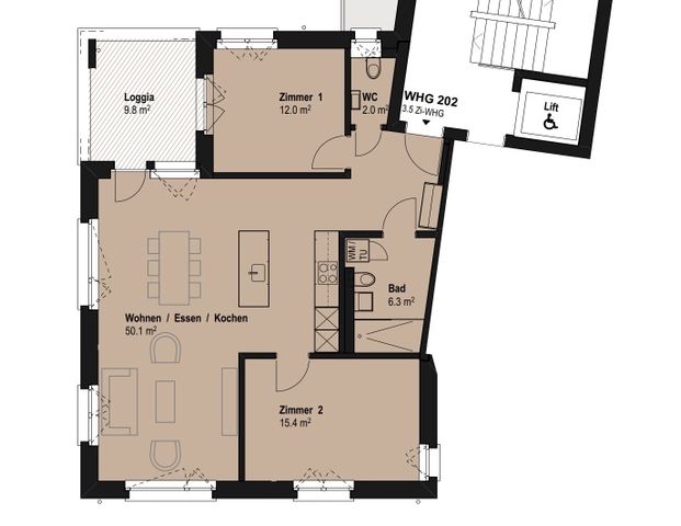 Erstvermietung beim Bahnhof Töss - Photo 1