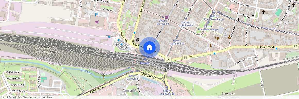 pl. Michała Wolskiego, Śródmieście, Bytom, śląskie