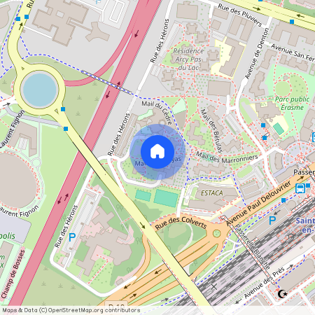 Mail des Thuyas et Mail des Tilleuls 78180 Paris