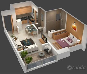 Elegante bilocale arredato a Saronno - Photo 1